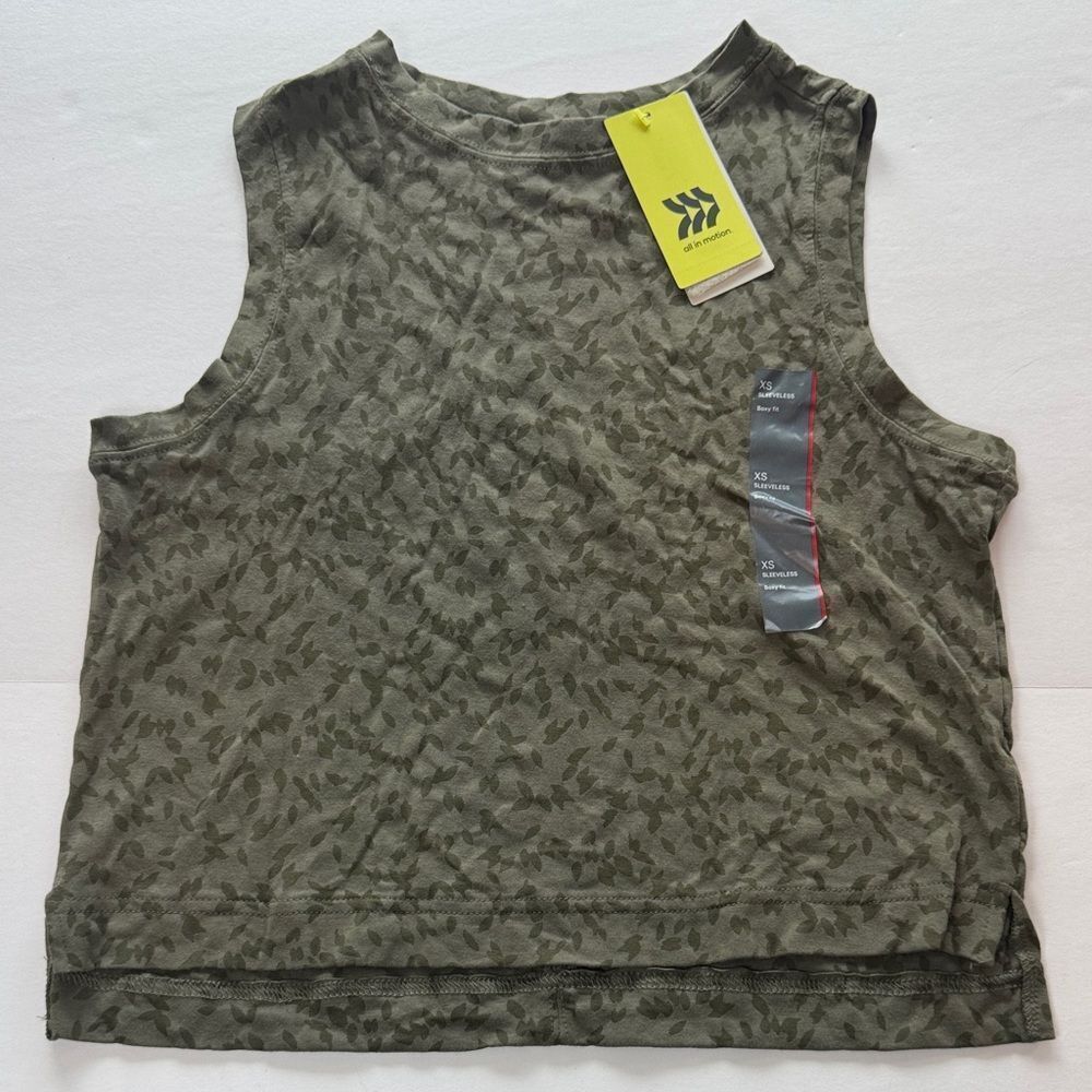 All in Motion Women’s Dark Olive Green Active Tank